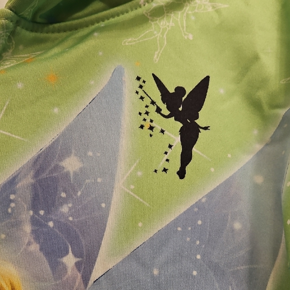 Tinker Bell Green Hoodie New - Picture 4 of 8